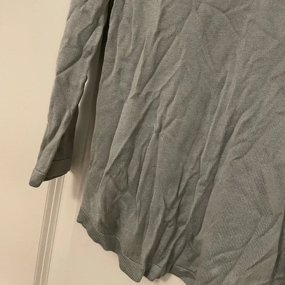 NWT Soft Surroundings Shimmer blue Longsleeve top - Picture 4 of 8